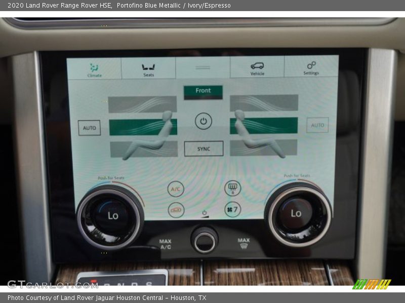 Portofino Blue Metallic / Ivory/Espresso 2020 Land Rover Range Rover HSE