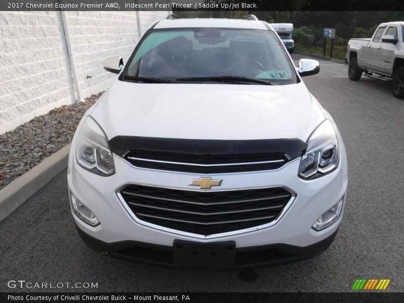 Iridescent Pearl Tricoat / Saddle Up/Jet Black 2017 Chevrolet Equinox Premier AWD