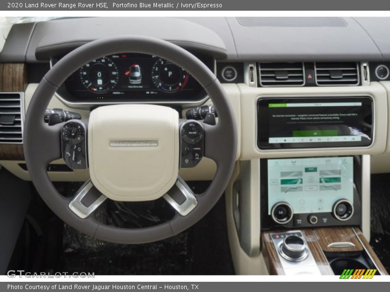 Controls of 2020 Range Rover HSE