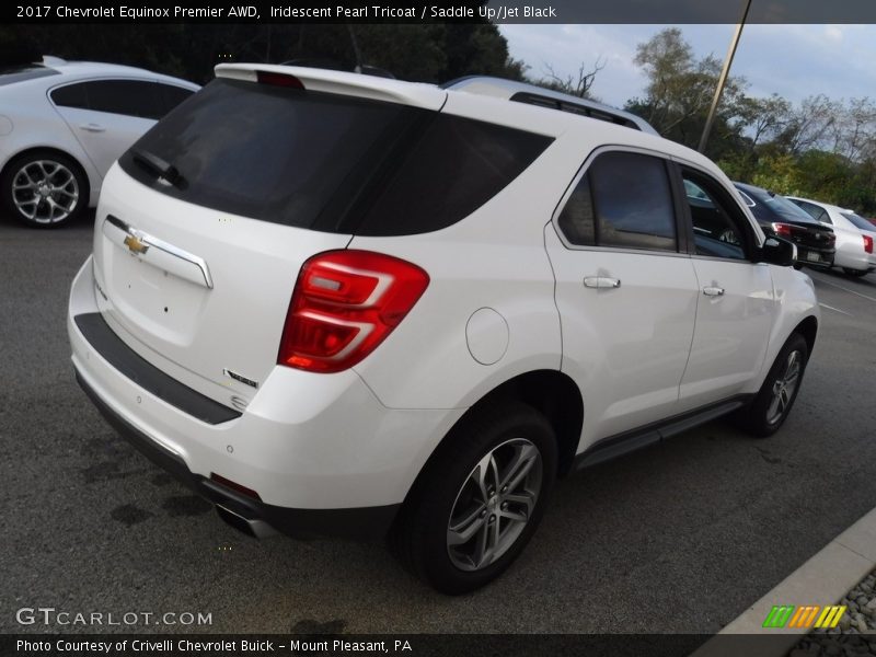 Iridescent Pearl Tricoat / Saddle Up/Jet Black 2017 Chevrolet Equinox Premier AWD