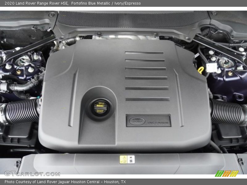  2020 Range Rover HSE Engine - 3.0 Liter Supercharged DOHC 24-Valve VVT Inline 6 Cylinder