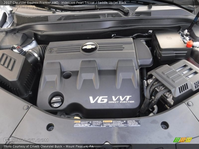 Iridescent Pearl Tricoat / Saddle Up/Jet Black 2017 Chevrolet Equinox Premier AWD