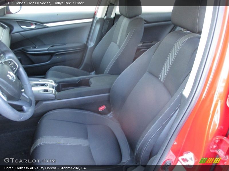 Rallye Red / Black 2017 Honda Civic LX Sedan