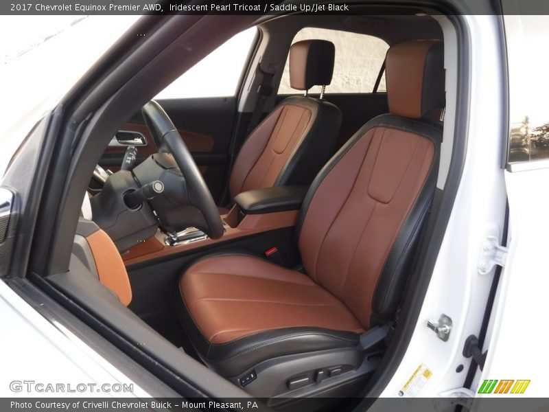 Iridescent Pearl Tricoat / Saddle Up/Jet Black 2017 Chevrolet Equinox Premier AWD