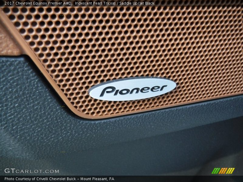 Iridescent Pearl Tricoat / Saddle Up/Jet Black 2017 Chevrolet Equinox Premier AWD