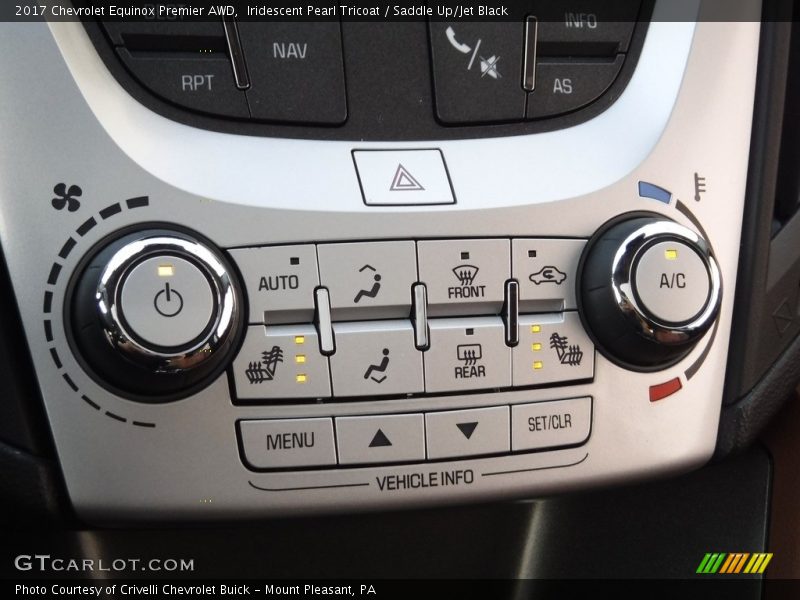 Iridescent Pearl Tricoat / Saddle Up/Jet Black 2017 Chevrolet Equinox Premier AWD