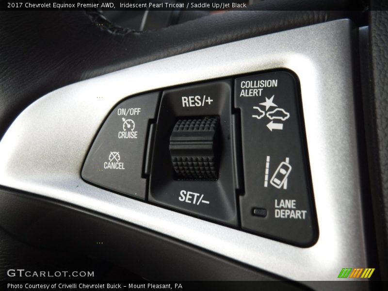 Iridescent Pearl Tricoat / Saddle Up/Jet Black 2017 Chevrolet Equinox Premier AWD