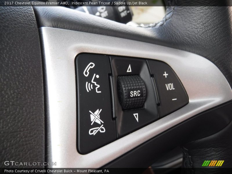 Iridescent Pearl Tricoat / Saddle Up/Jet Black 2017 Chevrolet Equinox Premier AWD