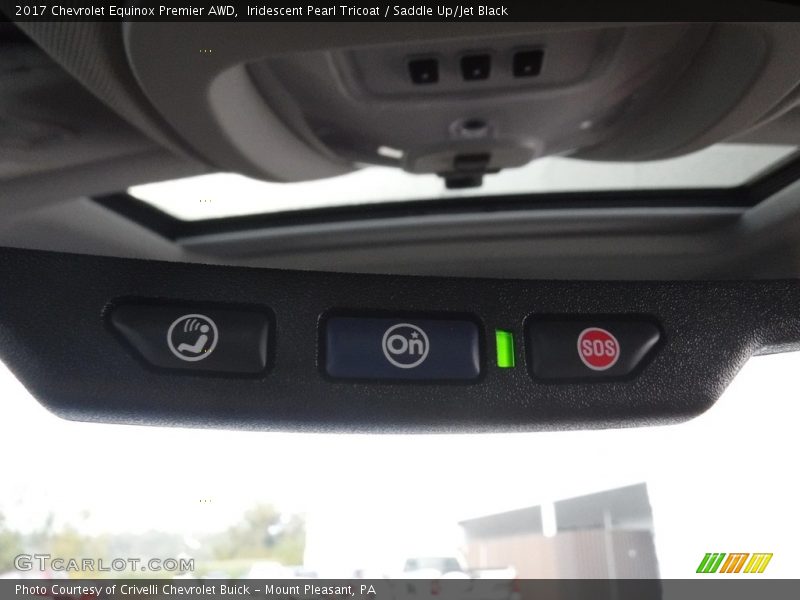Iridescent Pearl Tricoat / Saddle Up/Jet Black 2017 Chevrolet Equinox Premier AWD