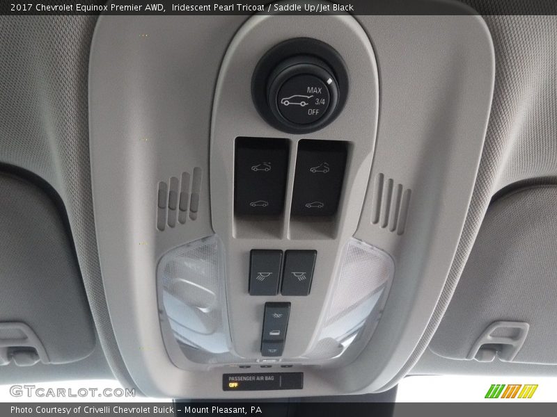 Iridescent Pearl Tricoat / Saddle Up/Jet Black 2017 Chevrolet Equinox Premier AWD