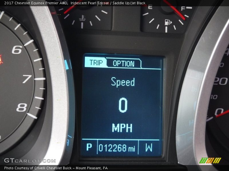 Iridescent Pearl Tricoat / Saddle Up/Jet Black 2017 Chevrolet Equinox Premier AWD