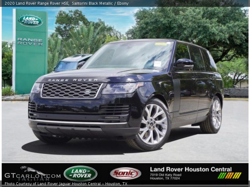 Santorini Black Metallic / Ebony 2020 Land Rover Range Rover HSE