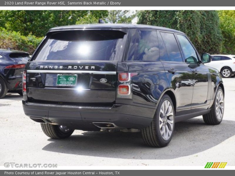Santorini Black Metallic / Ebony 2020 Land Rover Range Rover HSE