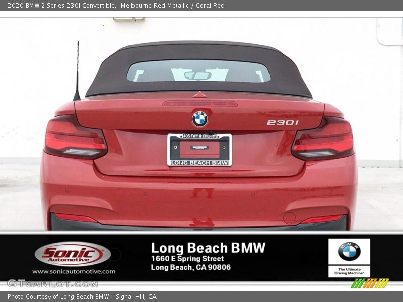 Melbourne Red Metallic / Coral Red 2020 BMW 2 Series 230i Convertible