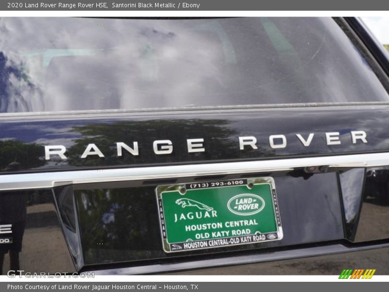 Santorini Black Metallic / Ebony 2020 Land Rover Range Rover HSE