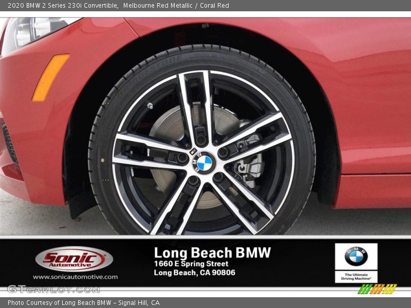 Melbourne Red Metallic / Coral Red 2020 BMW 2 Series 230i Convertible