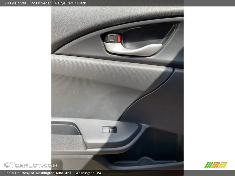 Rallye Red / Black 2019 Honda Civic LX Sedan