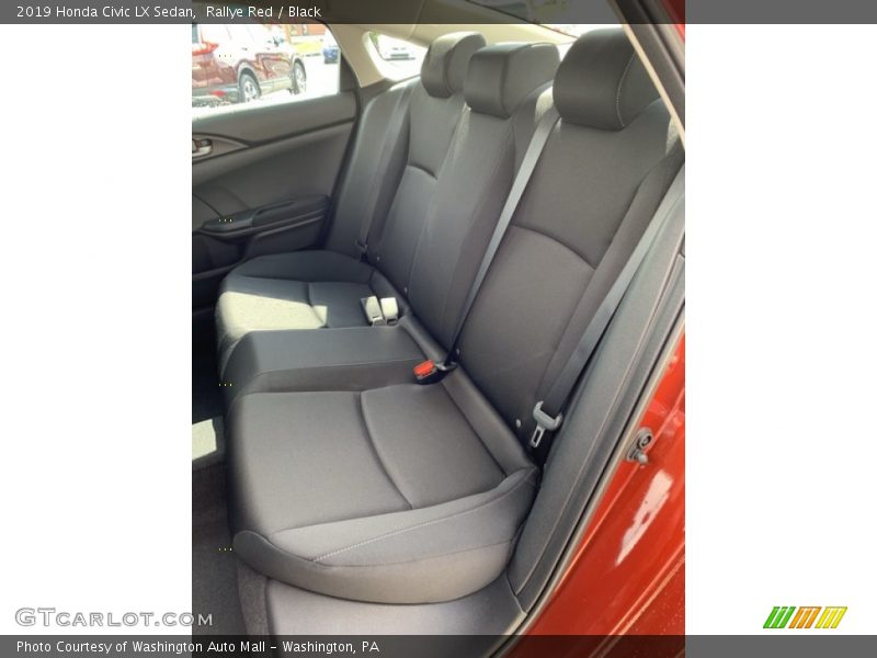 Rallye Red / Black 2019 Honda Civic LX Sedan