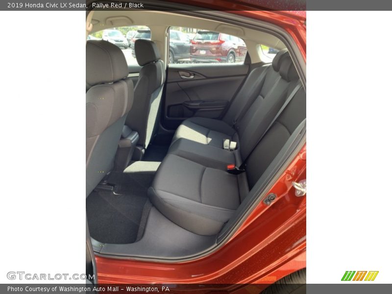 Rallye Red / Black 2019 Honda Civic LX Sedan