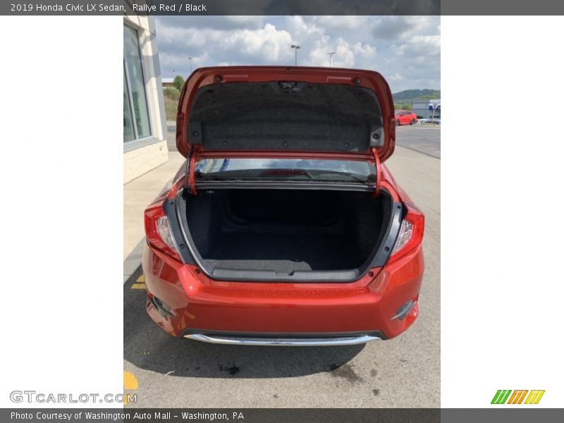 Rallye Red / Black 2019 Honda Civic LX Sedan