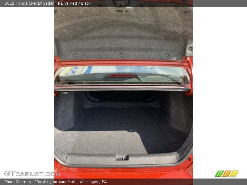 Rallye Red / Black 2019 Honda Civic LX Sedan