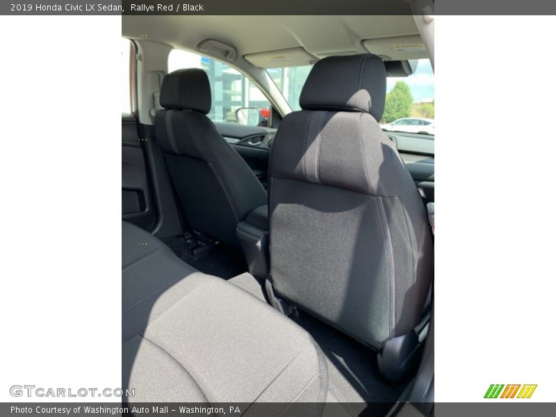 Rallye Red / Black 2019 Honda Civic LX Sedan