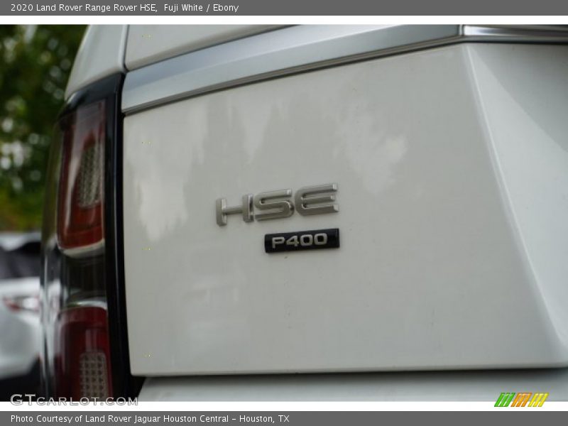Fuji White / Ebony 2020 Land Rover Range Rover HSE
