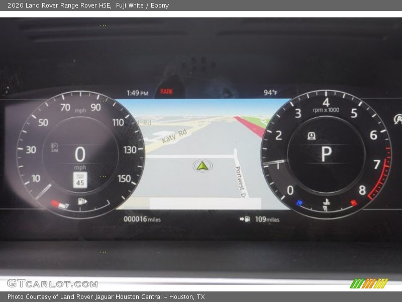  2020 Range Rover HSE HSE Gauges