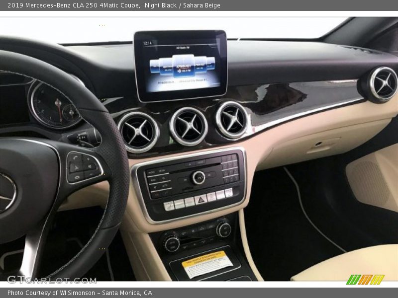 Dashboard of 2019 CLA 250 4Matic Coupe