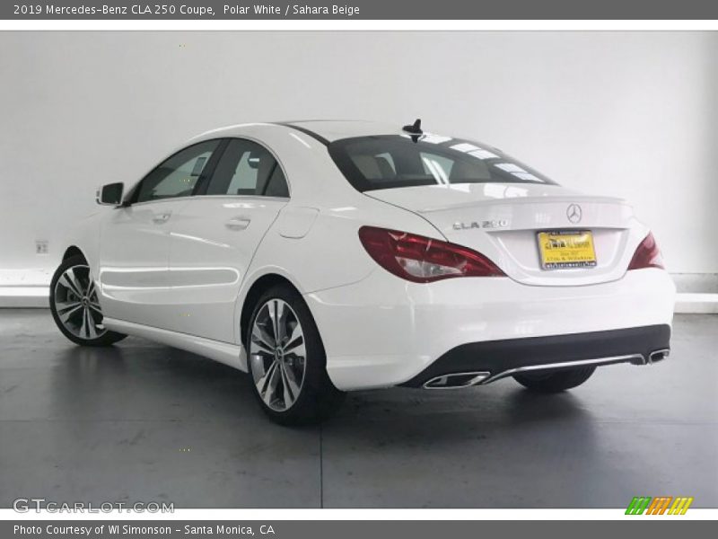 Polar White / Sahara Beige 2019 Mercedes-Benz CLA 250 Coupe
