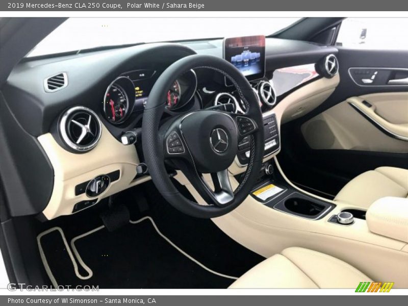 Polar White / Sahara Beige 2019 Mercedes-Benz CLA 250 Coupe