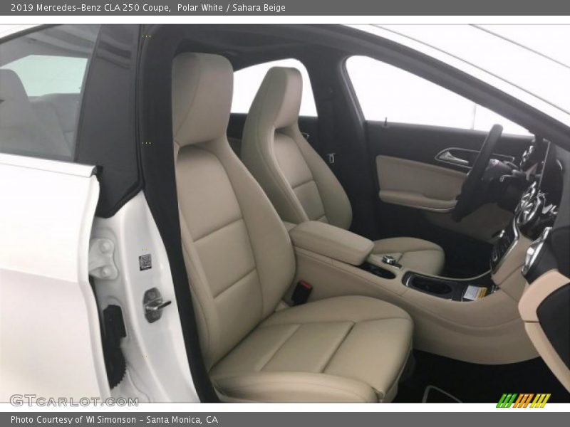 Polar White / Sahara Beige 2019 Mercedes-Benz CLA 250 Coupe
