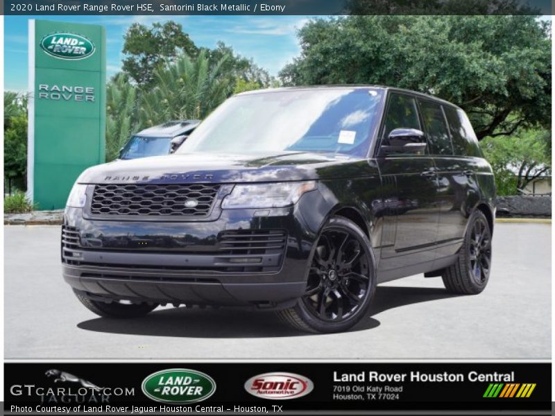 Santorini Black Metallic / Ebony 2020 Land Rover Range Rover HSE