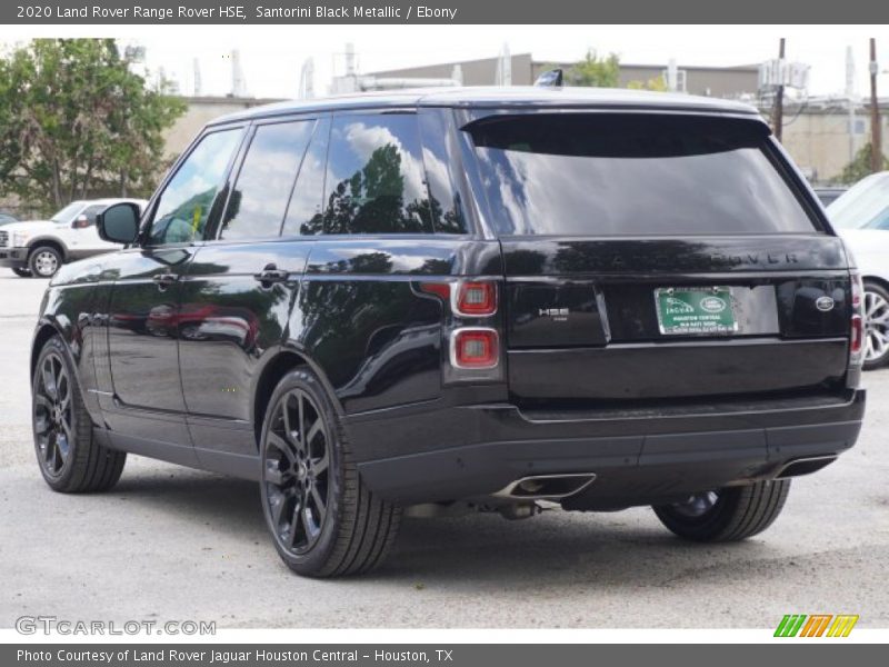 Santorini Black Metallic / Ebony 2020 Land Rover Range Rover HSE