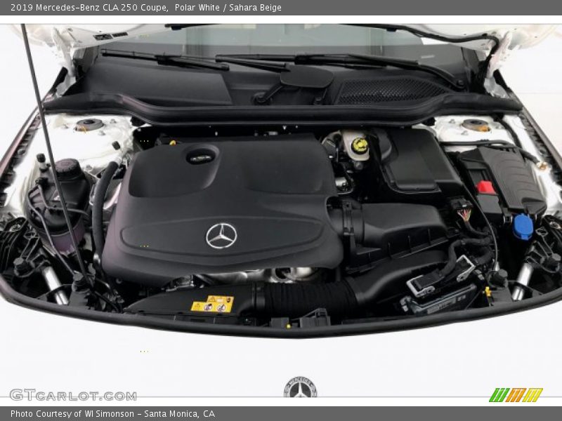 Polar White / Sahara Beige 2019 Mercedes-Benz CLA 250 Coupe