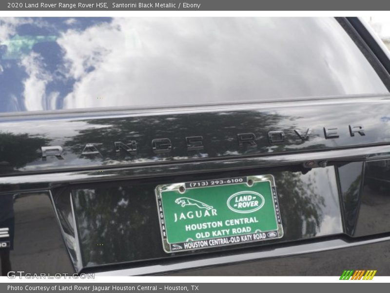 Santorini Black Metallic / Ebony 2020 Land Rover Range Rover HSE
