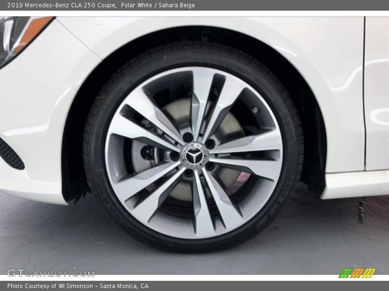 Polar White / Sahara Beige 2019 Mercedes-Benz CLA 250 Coupe