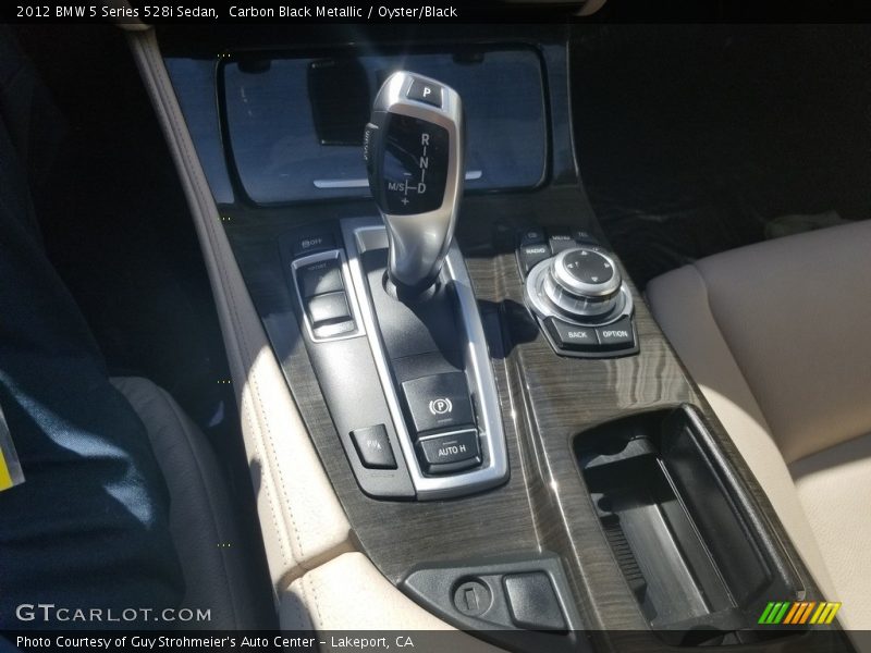 Carbon Black Metallic / Oyster/Black 2012 BMW 5 Series 528i Sedan