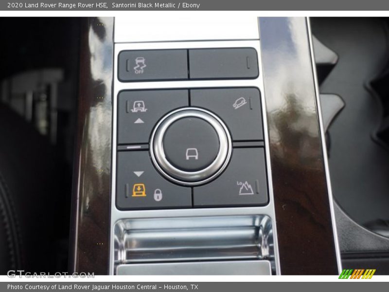 Controls of 2020 Range Rover HSE