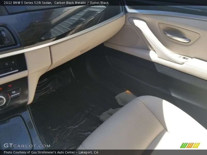 Carbon Black Metallic / Oyster/Black 2012 BMW 5 Series 528i Sedan