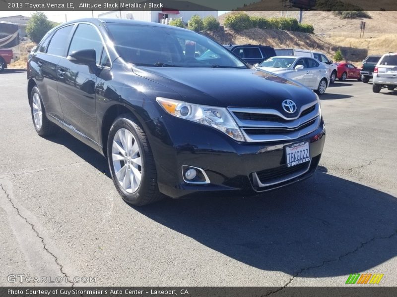 Attitude Black Metallic / Black 2013 Toyota Venza LE