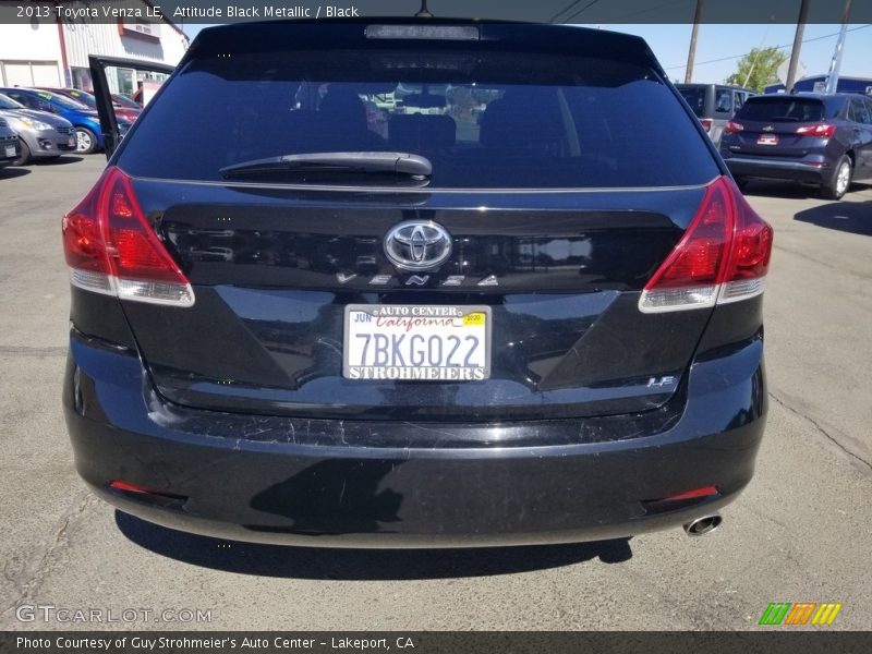 Attitude Black Metallic / Black 2013 Toyota Venza LE