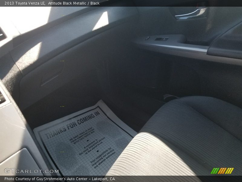 Attitude Black Metallic / Black 2013 Toyota Venza LE