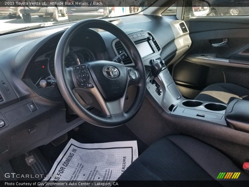 Attitude Black Metallic / Black 2013 Toyota Venza LE