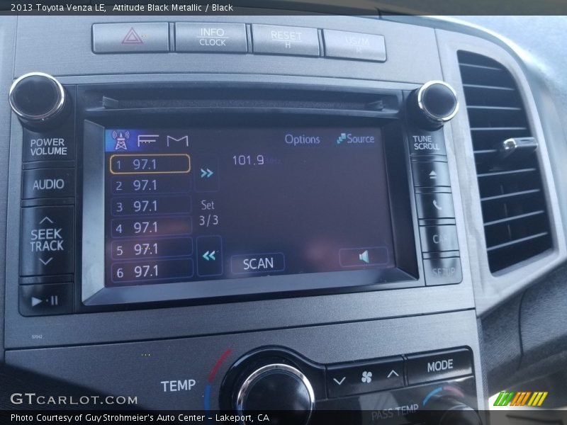 Attitude Black Metallic / Black 2013 Toyota Venza LE