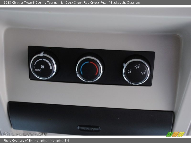 Deep Cherry Red Crystal Pearl / Black/Light Graystone 2013 Chrysler Town & Country Touring - L