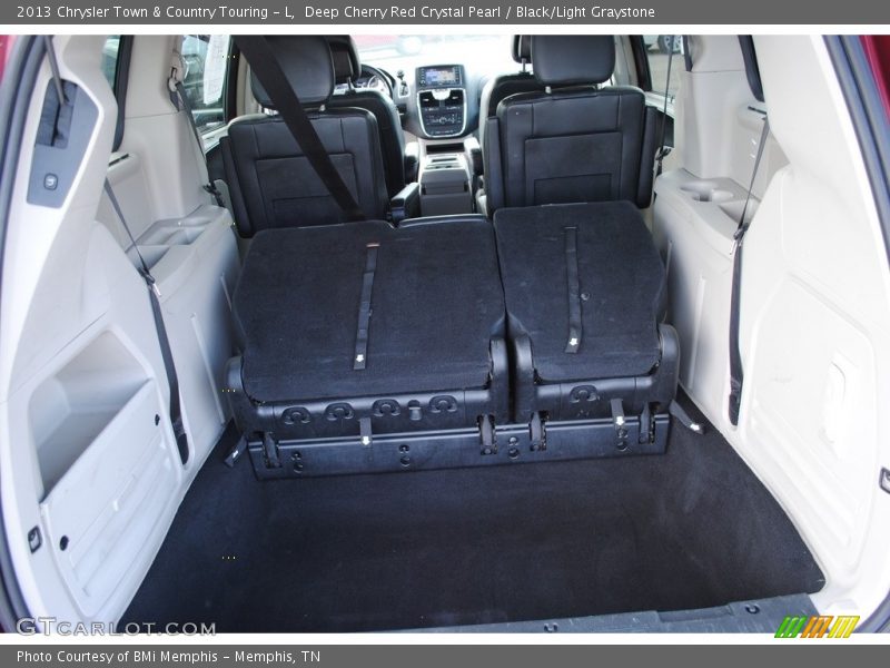 Deep Cherry Red Crystal Pearl / Black/Light Graystone 2013 Chrysler Town & Country Touring - L