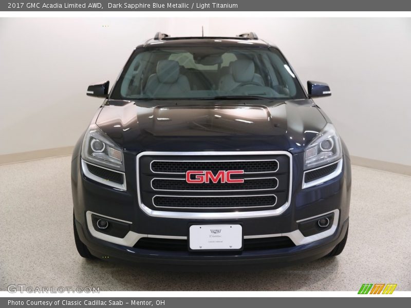 Dark Sapphire Blue Metallic / Light Titanium 2017 GMC Acadia Limited AWD