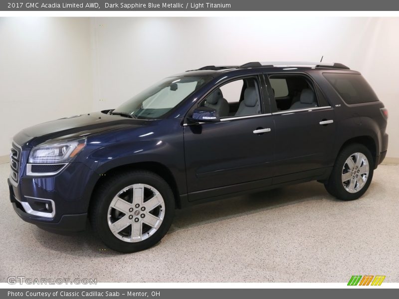 Dark Sapphire Blue Metallic / Light Titanium 2017 GMC Acadia Limited AWD