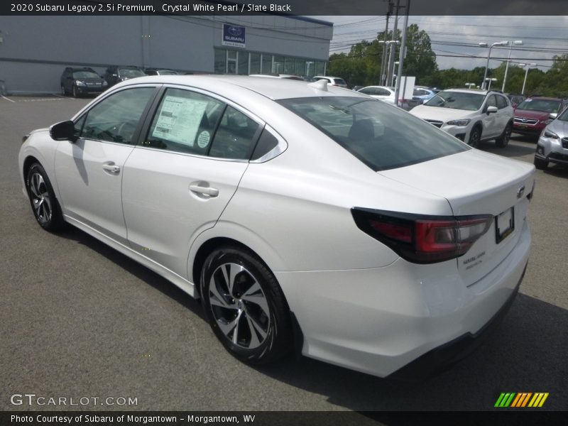 Crystal White Pearl / Slate Black 2020 Subaru Legacy 2.5i Premium